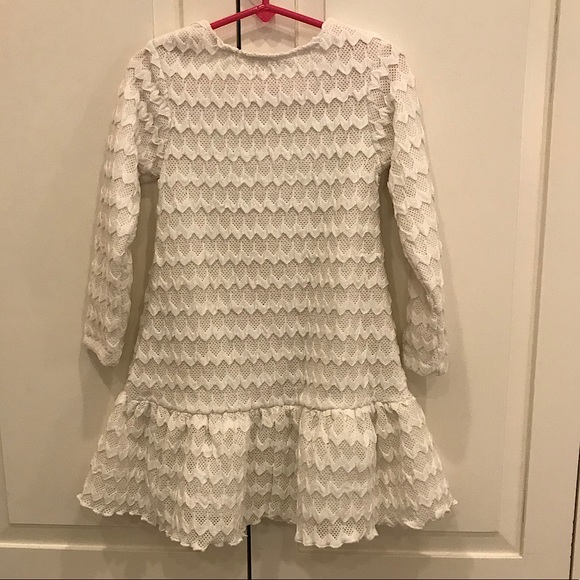 CachCach White Lace Dress 4T - Picture 2 of 4